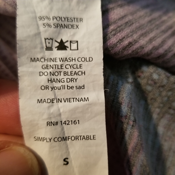 LuLaRoe Madison. Multicolored full/knee length. S - Picture 2 of 4